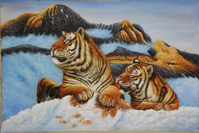 unknow artist Tigers 026 Germany oil painting art